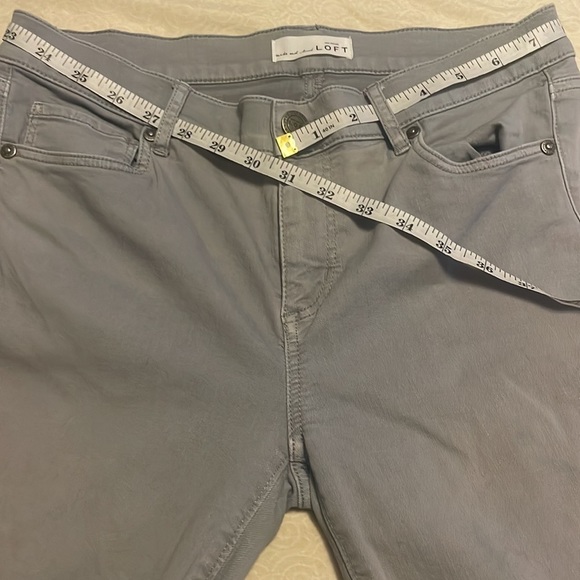 Ann Taylor Loft Women’s Crop Skinny Jeans Size 4 - Picture 8 of 10